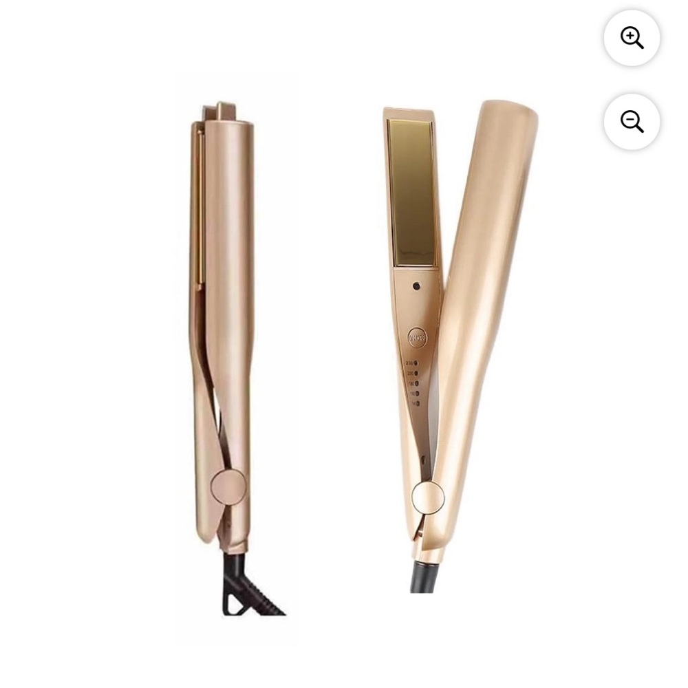 Rose Gold 2 in 1 Twist Flat Iron